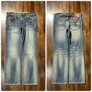 メンズ パンツ Z-Brand ジーブランド デニム ジーンズ 加工 ワイド FE149 / W32 全国一律送料520円