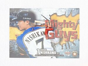 ☆ BBM2021 北海道日本ハムファイターズ レギュラーカード Mighty Guys F80 西川遥輝 ☆