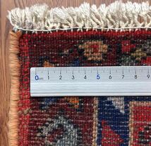 ペルシャ絨毯 ビンテージ トライバルラグ (ユニーク品)No:34115_画像10