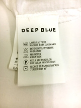 新古品　DEEP BLUE　ディープブルー　チュニック　ホワイト　1サイズ　綿100％　E-128_画像4