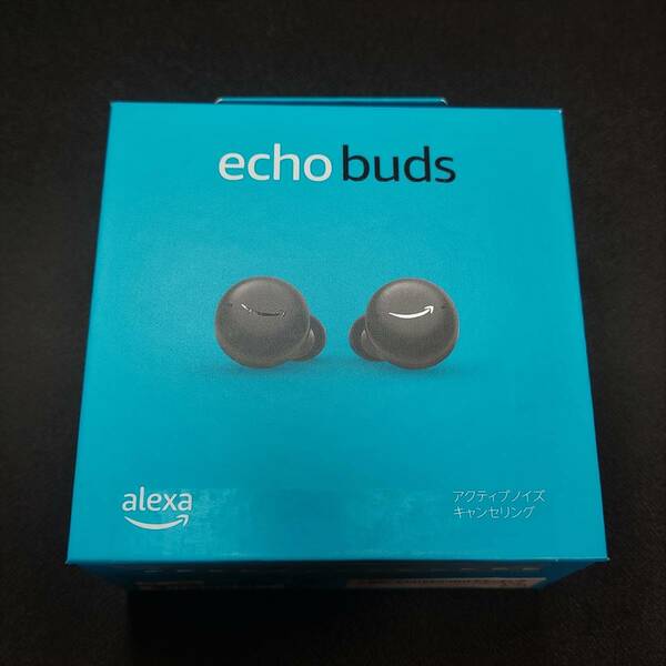 Echo Buds (エコーバッズ) 第2世代 ブラック 充電ケース(ワイヤレス充電非対応)