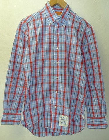 ボーイズマーケット別注DOWN SHIRTS サイズS BLOCK CHECK smk-koperasi