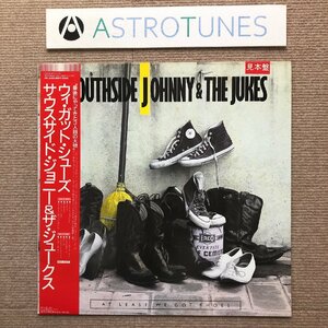 傷なし美盤 サウスサイド・ジョニー Southside Johnny & The Jukes 1986年 LPレコード At Least We Got Shoes プロモ盤 国内盤 帯付
