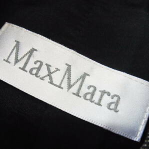 TS 綺麗 MaxMara マックスマーラ ウール スカートセットアップ スーツ ジャケット グレー サイズ38の画像5