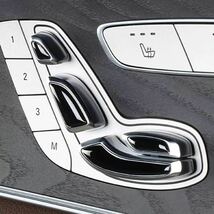 メルセデス ベンツ ブラック シートスライダー スイッチ カバー AMG GT X290 4DRクーペ GT43 GT53 GT63_画像1