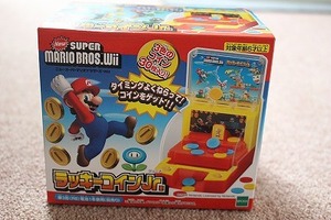 New superMARIOBROS.Wii ニューマリオブラザーズ・ｗii　ラッキーコインJr ・　未開封品！