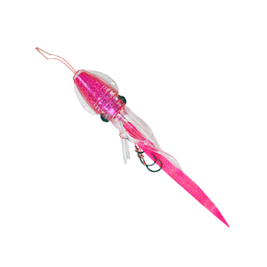 イカ型タイラバ プニラバ 100g UVピンク ルミカ 新型タイラバ フィッシング 釣り具
