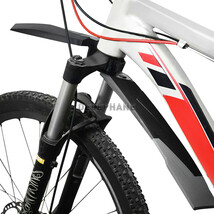 お得 パーツ 調整可能 バイク マッドガード セット 自転車 フェンダー MTB マウンテンバイク フロント リア ガード_画像3