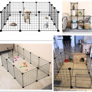  profit for pets iron fence gauge pet small shop strong structure assembly easy interior outdoors pet accessories . dog *. cat house pet fence 