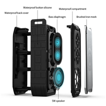 お得 防水ワイヤレスBluetoothスピーカー全3色 スピーカー ワイヤレス ポータブル Bluetooth 防水 オーディオ コンパクト サウンド_画像6