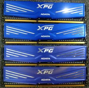 【中古】DDR3メモリ 16GB(4GB4枚組) ADATA AX3U1600W4G11-DD [DDR3-1600 PC3-12800]