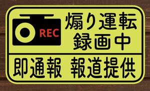 do RaRe ko drive recorder magnet .. driving sticker VERSION equipped 