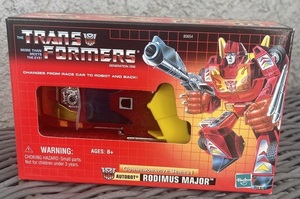 新品送無! ホット・ロディマス　Rodimus Major/トランスフォーマーＧ1復刻コンメモラティブシリーズ1/海外流通版2002年製●到着まで6週間●