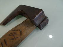 在銘なし　手斧　古い鉈　なた　ナタ　中古現状　ハンドツール　手工具DIY_画像9