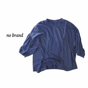 【no brand】 トップス　七分袖　ボリューム袖