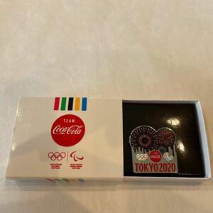 コカコーラ　東京オリンピック記念ピンバッチ　花火
