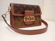 【LOUIS VUITTON】ルイヴィトン『モノグラム リバース ドーフィーヌ MINI ミニ』M45959(M44580) ショルダーバッグ 中古美品_画像1