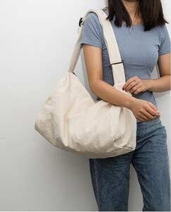  popular shoulder bag canvas high capacity lady's cotton campus back casual shoulder .schu-tento canvas bag 
