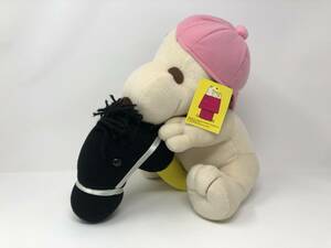 スヌーピー SNOOPY ジョッキー BIG ぬいぐるみ 紙タグ付き 大きい 馬 騎手