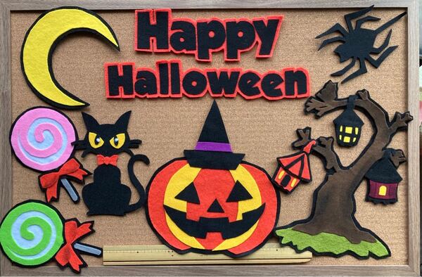 ハロウィン 壁面飾り