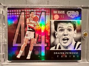 高騰中/99枚限定 15 Panini Gala Drazen Petrovic ドラジェン・ペトロヴィッチ NBA レア カード Nets ネッツ ヨーロッパ選手 バスケ FIBA