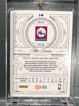 初年度国宝/99枚限定 Jersey 2010 Panini Allen Iverson アレン・アイバーソン NBA 実使用 ユニフォーム 76ers バスケ MVP All-star HOF_画像2