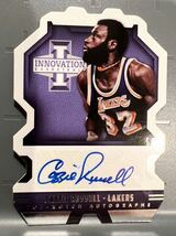 超絶レア選手 Die-cut Auto 13-14 Panini Cazzie Russell NBA 直筆 サイン カード カジー・ラッセル Knicks ニックス バスケ 優勝 All-star_画像1