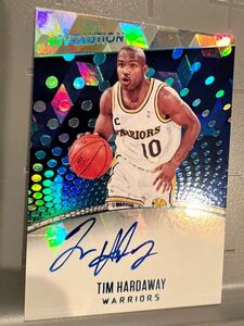 Cubic!! 直書/50枚 Auto 超攻撃型PG 17 Panini Tim Hardaway ティム・ハーダウェイ NBA サイン Warriors ウォリアーズ バスケ All-star HOF