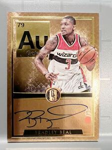 最高級直書/79枚限定 Auto 15 Panini GS Bradley Beal ブラッドリー・ビール NBA ユニフォーム All-star バスケ ウィザーズ Wizards