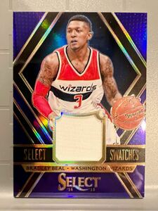 初期 紫/99 Prizm Jersey 14 Panini Select Bradley Beal ブラッドリー・ビール NBA ユニフォーム ジャージ All-star ウィザーズ Wizards