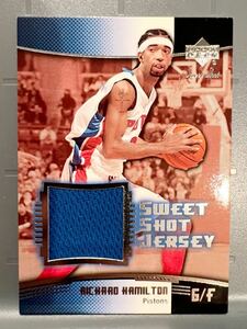 SP 04 Upper Deck Richard Hamilton リチャード・ハミルトン NBA ジャージ ユニフォーム Pistons Panini ピストンズ 優勝 All-star バスケ