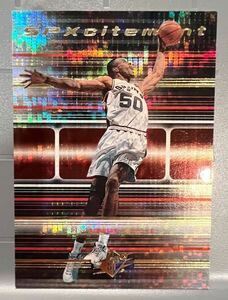 Insert 99 Upper Deck Excitement David Robinson デビッド・ロビンソン NBA Spurs Panini スパーズ ジャージ MVP 優勝10回All-star バスケ