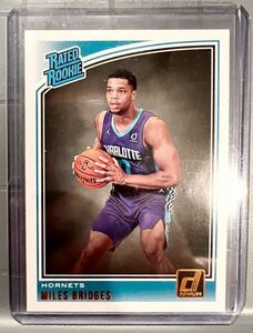 SSP RC 18 Panini Donruss Miles Bridges マイルズ・ブリッジズ NBA ルーキー カード ホーネッツ Hornets ユニフォーム バスケ