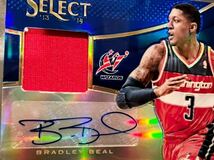 初期/20枚限定 Auto Jersey 13 Panini Bradley Beal ブラッドリー・ビール NBA サイン All-star バスケ ウィザーズ ユニフォーム Wizards_画像3