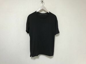 美品本物ワイズYsヨウジヤマモトコットン半袖Tシャツメンズアメカジサーフビジネススーツストリート2M黒ブラック柄日本製