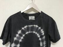 本物ビラボンBILLABONGコットンムラ染め柄半袖TシャツメンズサーフアメカジミリタリービジネスグレーSインド製_画像2