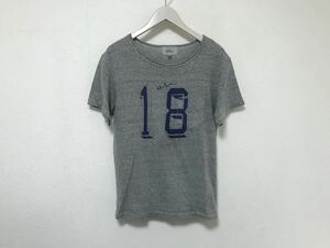 本物スペルバウンドSPELLBOUNDドミンゴコットンプリント半袖TシャツメンズサーフアメカジミリタリーストリートグレーM2日本製