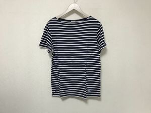 本物オーシバルORCIVALオーチバルコットンボーダー柄半袖Tシャツメンズサーフアメカジミリタリービジネススーツ紺ネイビー白3S日本製