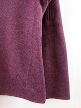 Patagonia パタゴニア ベターセーター ハーフジップフリースジャケット(レディース M)紫_画像3