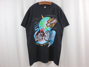 90s HARLEY-DAVIDSON ハーレーダビッドソン 両面プリントTシャツ(メンズ L)ブラック FUNWEAR ヴィンテージ