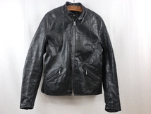 70s Brooks Leather Sportswea シングルライダースレザージャケット(レディース S程)ブラック ヴィンテージ_画像1