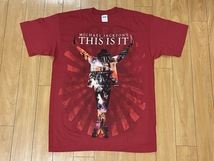 激希少本物! 2009 マイケル ジャクソン サイズ L THIS IS IT 当時物 シネマ売店で購入 _画像4