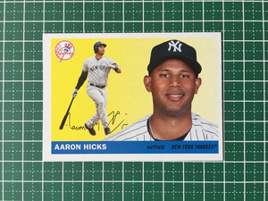 ★TOPPS MLB 2020 ARCHIVES #28 AARON HICKS［NEW YORK YANKEES］ベースカード「1955 TOPPS」20★