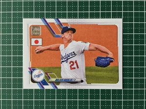 ★TOPPS MLB 2021 JAPAN EDITION #82 WALKER BUEHLER［LOS ANGELES DODGERS］ベースカード「BASE」★