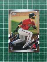 ★MLB 2021 TOPPS CHROME #121 DAULTON VARSHO［ARIZONA DIAMONDBACKS］ベースカード「BASE」ルーキー RC★_画像1