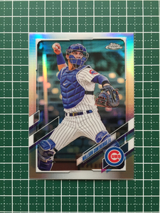 ★MLB 2021 TOPPS CHROME #52 WILLSON CONTRERAS［CHICAGO CUBS］ベースカード「BASE」REFRACTOR パラレル版★