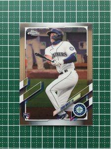 ★MLB 2021 TOPPS CHROME #61 EVAN WHITE［SEATTLE MARINERS］ベースカード「BASE」ルーキー RC★