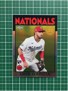 ★MLB 2021 TOPPS CHROME #86BC-19 LUIS GARCIA［WASHINGTON NATIONALS］インサートカード「1986 TOPPS BASEBALL」ルーキー RC★