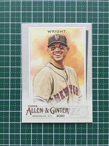 ★TOPPS MLB 2020 ALLEN & GINTER #148 DAVID WRIGHT［NEW YORK METS］ベースカード 20★