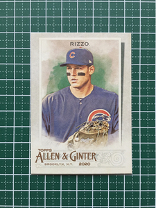 ★TOPPS MLB 2020 ALLEN & GINTER #86 ANTHONY RIZZO［CHICAGO CUBS］ベースカード 20★